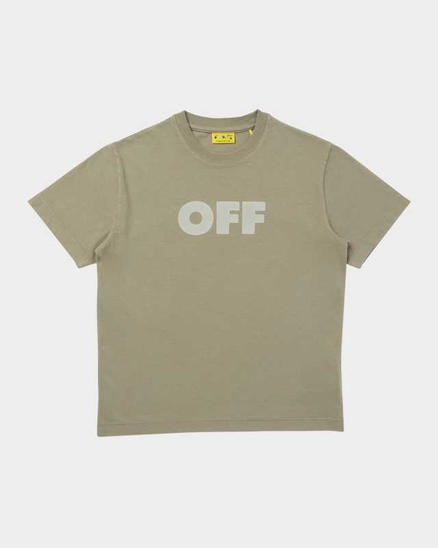 Boy's Garment-Dyed Logo Short-Sleeve T-Shirt, Size 4-12